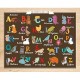 Puzzle en Plastique - Alphabet and Animals (en anglais)