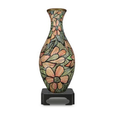 Pintoo-S1007 Puzzle 3D Vase - Fleurs