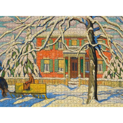 Pomegranate-AA1101 Lawren S. Harris - Red House and Yellow Sleigh