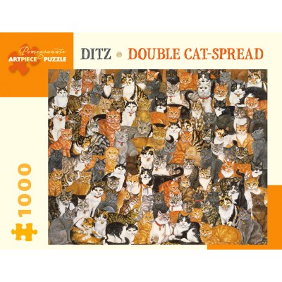 Pomegranate-AA997 Ditz - Double Cat-Spread