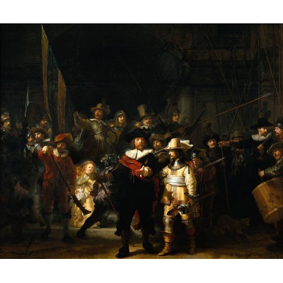 PuzzelMan-472 Collection Rijksmuseum Amsterdam - Rembrandt : La Ronde de Nuit