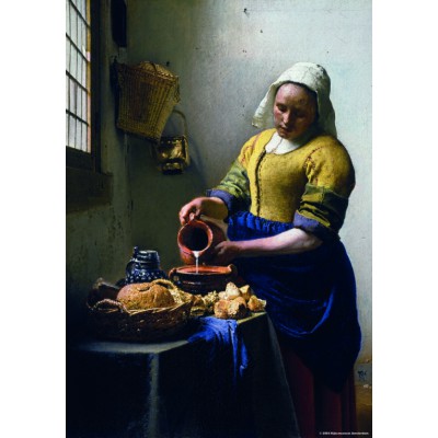 PuzzelMan-570 Collection Rijksmuseum Amsterdam - Vermeer Johannes : La Laitière (Pièces mini)