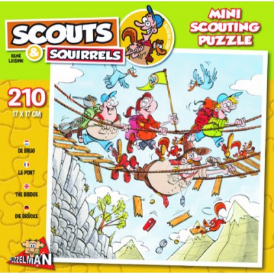 Puzzelman-814 Scouts & Squirrels - Pont Suspendu