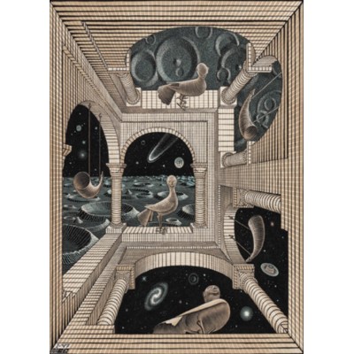 PuzzelMan-863 MC Escher - Different World