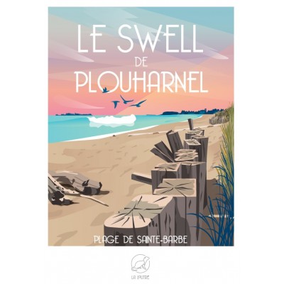 Puzzle-La-Loutre-6303 Le SWELL de PLOUHARNEL - Plage de Sainte-Barbe