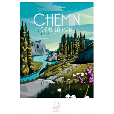 Puzzle-La-Loutre-8642 CHEMIN dans la Main