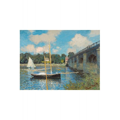 Puzzle-Michele-Wilson-A246-1000 Claude Monet : Le Pont d'Argenteuil
