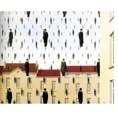 Puzzle-Michele-Wilson-A550-80 Magritte - Golconde, 1953