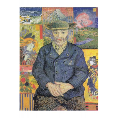 Puzzle-Michele-Wilson-A593-350 Van Gogh Vincent - Portrait du père Tanguy, 1887