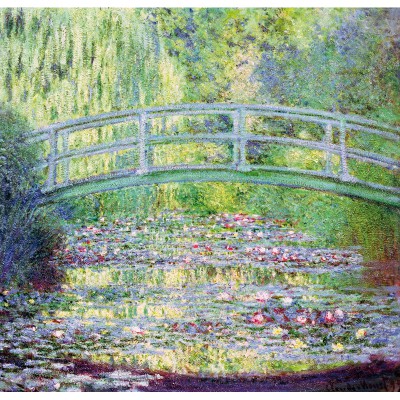 Puzzle-Michele-Wilson-A910-350 Monet : Le pont japonnais
