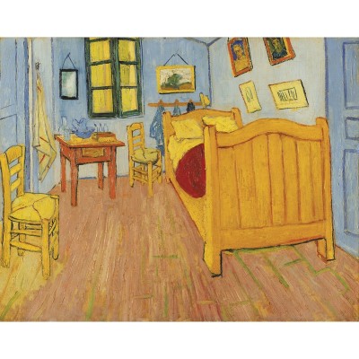 Puzzle-Michele-Wilson-K040-24 Puzzle en Bois découpé à la Main - Vincent Van Gogh - La Chambre en Arles