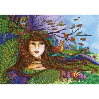 Puzzle-Michele-Wilson-K1125-100 GARDIENNE DE LA NATURE