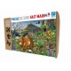 Puzzle en Bois Découpé à la Main - En Montagne