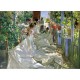 Puzzle en Bois Découpé à la Main - Joaquin Sorolla : En Cousant La Voile