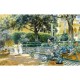 Puzzle en Bois Découpé à la Main - Les Jardins De L'Alcazar