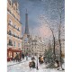 Puzzle en Bois Découpé à la Main - Mi-Décembre