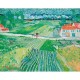 Puzzle en Bois Découpé à la Main - Paysage D'Auvers