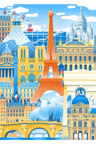 Puzzle-Michele-Wilson-W059-50 Vincent Mahé : Paris en Folie