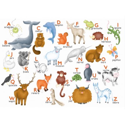 Puzzle-Michele-Wilson-W306-12 Hannah Weeks : L'alphabet des animaux