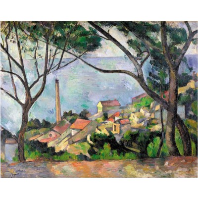 Puzzle-Michele-Wilson-W531-50 Cézanne Paul : Vue sur l'Estaque