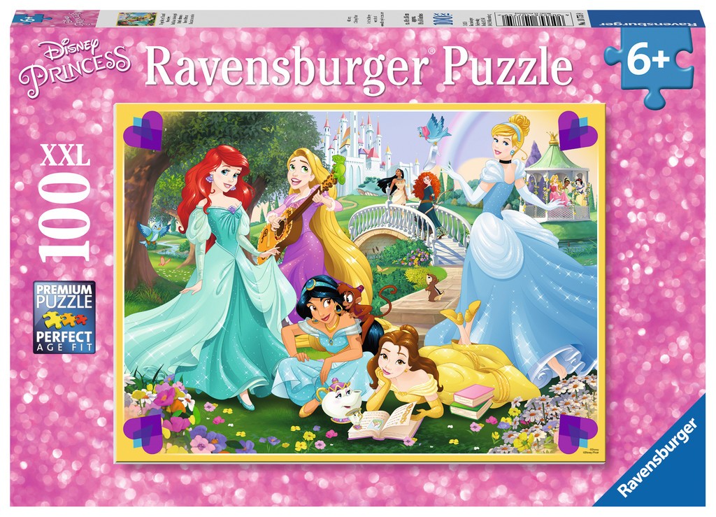 Puzzle Princesse Disney : Rencontrez de douces princesses, 100 pieces