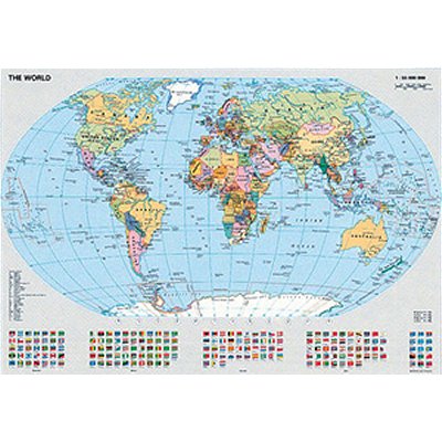 Ravensburger-00065 Carte du Monde Politique