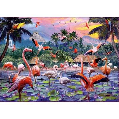 Ravensburger-00574 Flamants Roses