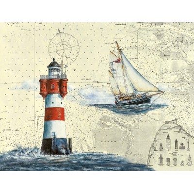 Ravensburger-00804 Phare Romantique