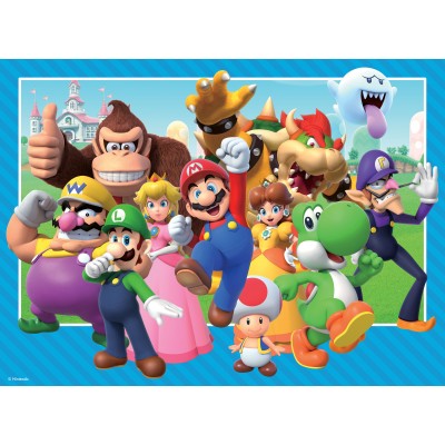 Ravensburger-01074 Pièces XXL - Let's Go! Super Mario