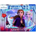 Ravensburger-03036 Puzzle Géant de Sol - La Reine des Neiges 2