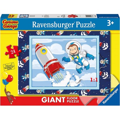 Ravensburger-03092 Puzzle Géant de Sol - Pièces XXL - George