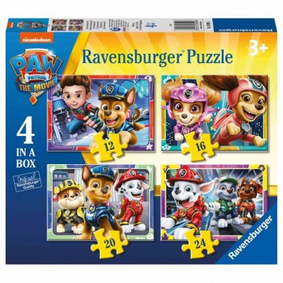Ravensburger-03099 4 Puzzles - Pat Patrouille