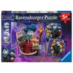 Ravensburger-05091 3 Puzzles - Disney Pixar - Onward