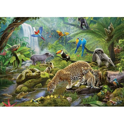 Ravensburger-05166 Rainforest Animals