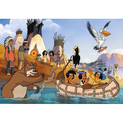 Ravensburger-05577 2 Puzzles - Yakari et ses amis