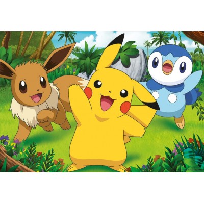 Ravensburger-05668 2 Puzzles - Pokemon