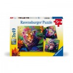 Ravensburger-05735 3 Puzzles - Bébés de la Jungle