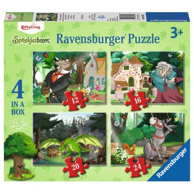 Ravensburger-06939 4 Puzzles - Contes et Légendes