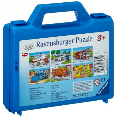 Ravensburger-07470 Puzzle Cubes - Véhicules