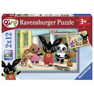 Ravensburger-07618 2 Puzzles - Bing