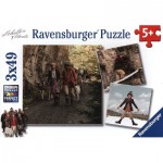Ravensburger-09303 3 Puzzles - Une Cloche pour Ursli