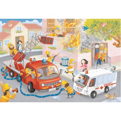 Ravensburger-09641 Intervention des Pompiers