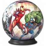 Ravensburger-11496 Puzzle 3D - Puzzle Ball 3D - Avengers