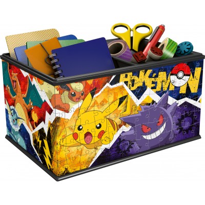 Ravensburger-11546 Puzzle 3D - Boite de Rangement - Pokémon