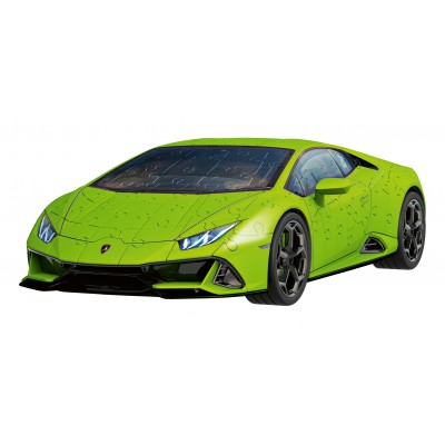 Ravensburger-11559 Puzzle 3D - Lamborghini Huracán EVO - Verde