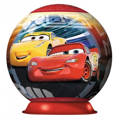 Ravensburger-11825 Puzzle Ball 3D - Cars 3