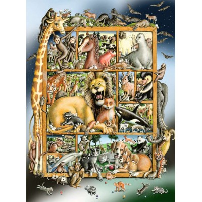 Ravensburger-12000862 Pièces XXL - Animaux sur l'Étagère