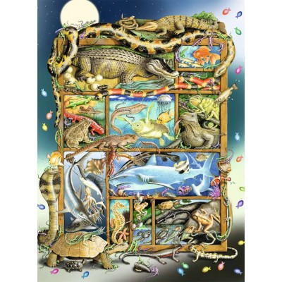 Ravensburger-12000866 Pièces XXL - Reptiles sur l'Étagère