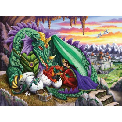 Ravensburger-12655 Pièces XXL - Reine des Dragons