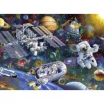 Ravensburger-12692 Pièces XXL - Station Spatiale internationale